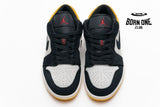 Air Jordan 1 Low Sail University Gold Black 553558-127