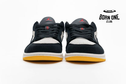 Air Jordan 1 Low Sail University Gold Black 553558-127