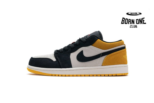 Air Jordan 1 Low Sail University Gold Black 553558-127