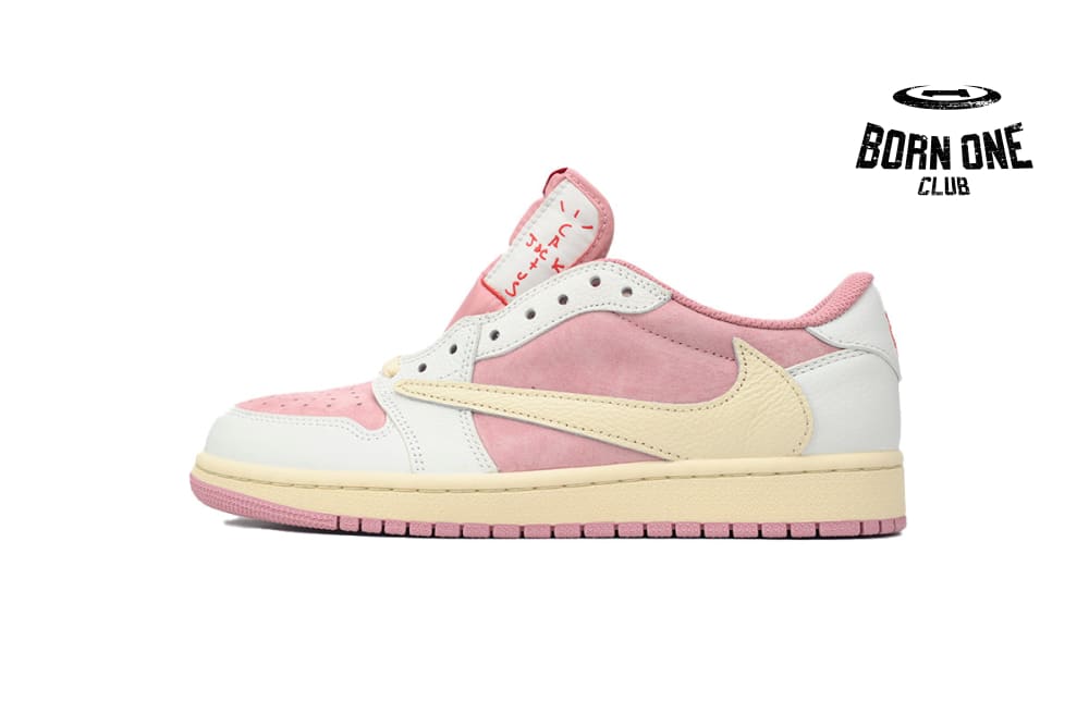 Air Jordan 1 Low Travis Scott OG White Pink DM7866-600