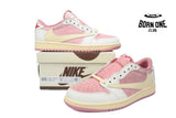 Air Jordan 1 Low Travis Scott OG White Pink DM7866-600