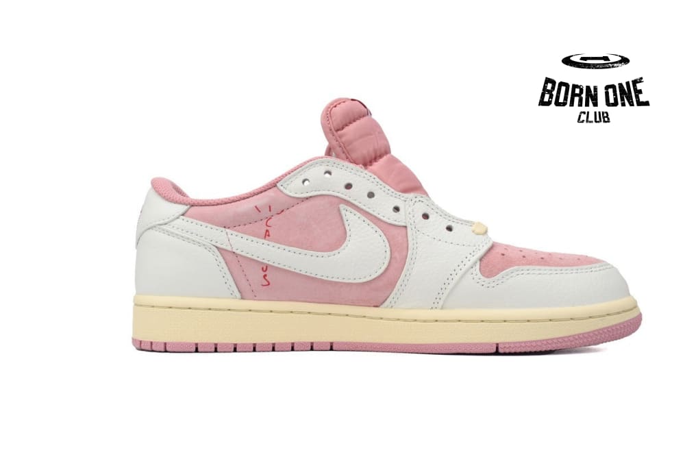 Air Jordan 1 Low Travis Scott OG White Pink DM7866-600