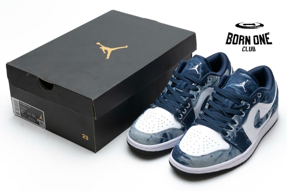 Air Jordan 1 Low Washed Denim CZ8455-100