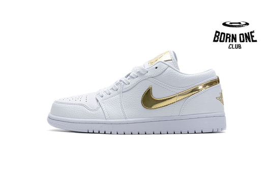 Air Jordan 1 Low White Metallic Gold (W) CZ4776-100