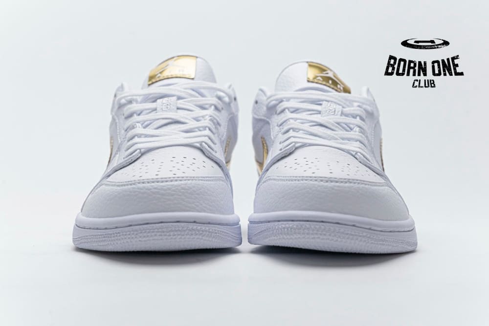 Air Jordan 1 Low White Metallic Gold (W) CZ4776-100