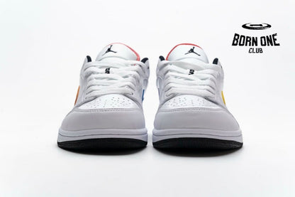 Air Jordan 1 Low White Multi-Color CW7009-100