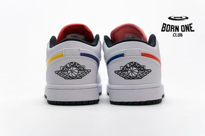 Air Jordan 1 Low White Multi-Color CW7009-100
