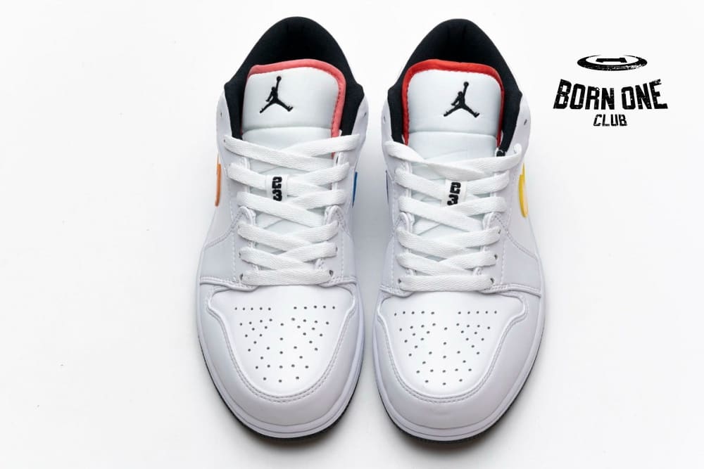 Air Jordan 1 Low White Multi-Color CW7009-100