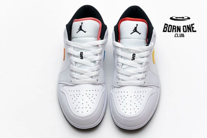 Air Jordan 1 Low White Multi-Color CW7009-100