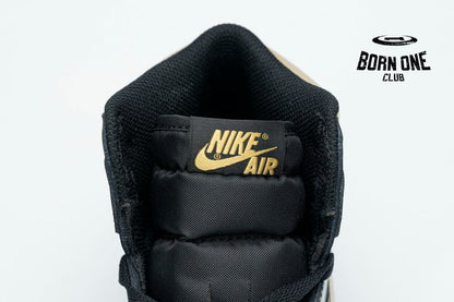 Air Jordan 1 Retro High Black Metallic Gold 555088-032