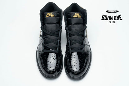 Air Jordan 1 Retro High Black Metallic Gold 555088-032