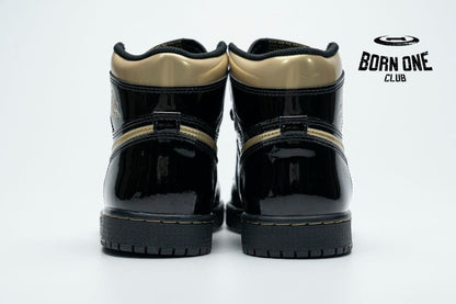 Air Jordan 1 Retro High Black Metallic Gold 555088-032