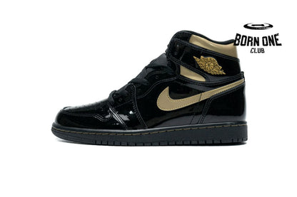 Air Jordan 1 Retro High Black Metallic Gold 555088-032