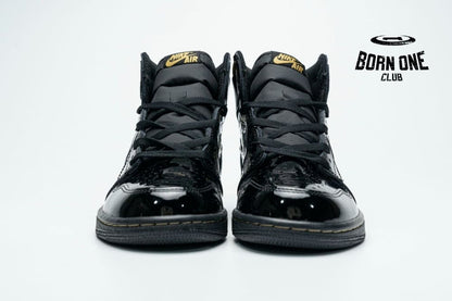 Air Jordan 1 Retro High Black Metallic Gold 555088-032