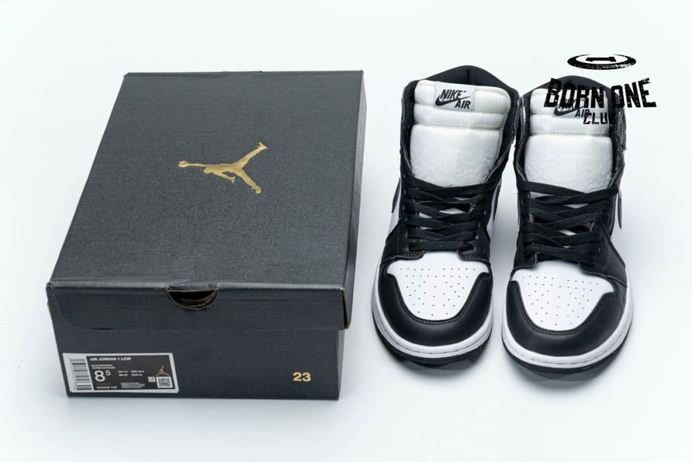 Air Jordan 1 Retro High Black White 555088-010