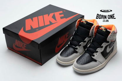 Air Jordan 1 Retro High Neutral Grey Hyper Crimson 555088-018