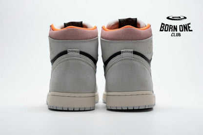 Air Jordan 1 Retro High Neutral Grey Hyper Crimson 555088-018