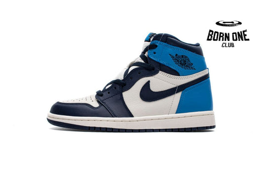 Air Jordan 1 Retro High Obsidian UNC 555088-140