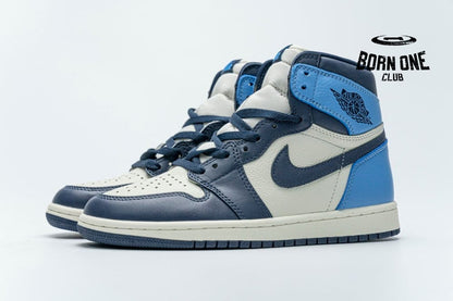Air Jordan 1 Retro High Obsidian UNC 555088-140