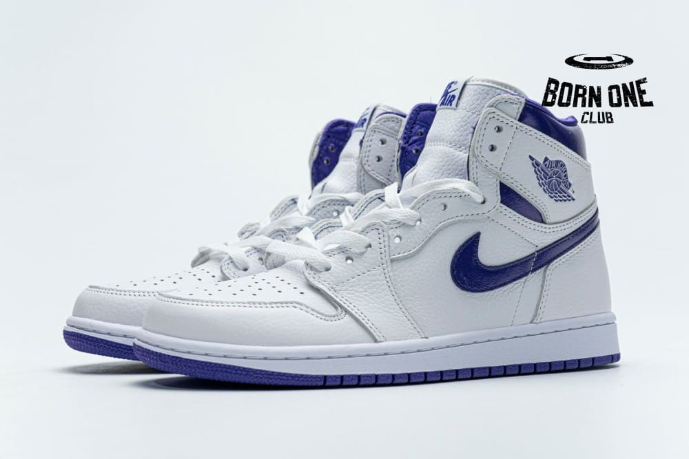 Air Jordan 1 Retro High OG White Purple CD0461-151
