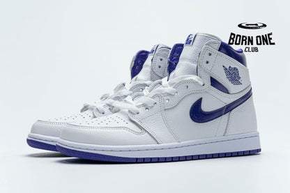 Air Jordan 1 Retro High OG White Purple CD0461-151