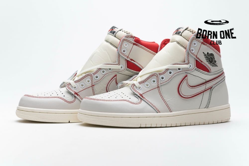 Air Jordan 1 Retro High Phantom Gym Red 555088-160