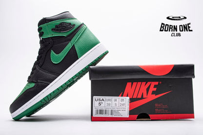 Air Jordan 1 Retro High Pine Green Black 555088-030