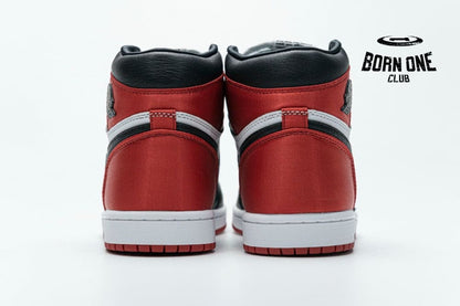 Air Jordan 1 Retro High Satin Black Toe CD0461-016