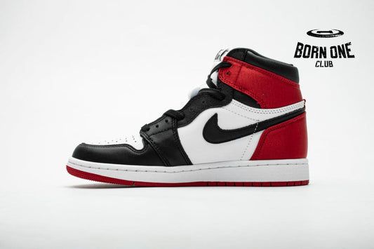Air Jordan 1 Retro High Satin Black Toe CD0461-016