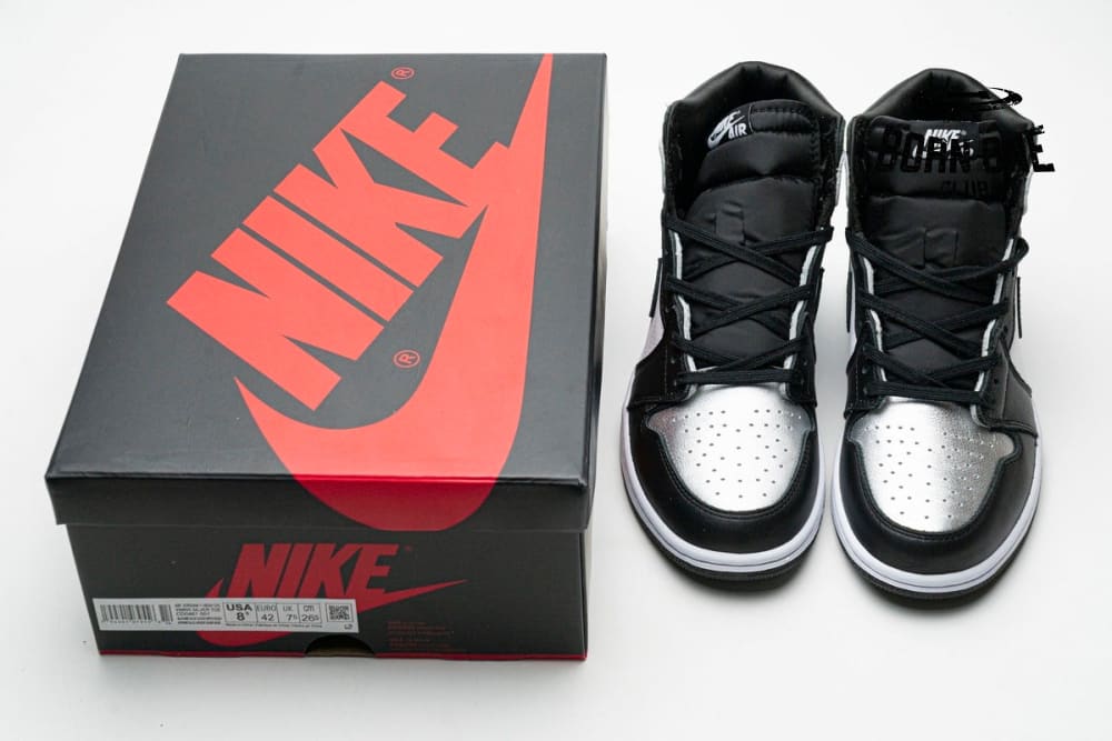 Air Jordan 1 Retro High Silver Toe CD0461-001