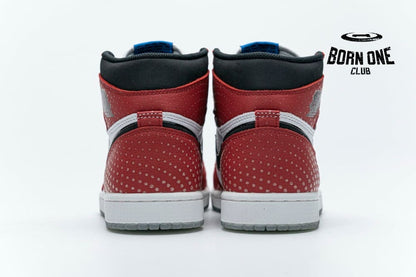 Air Jordan 1 Retro High Spider-Man Origin Story 555088-602
