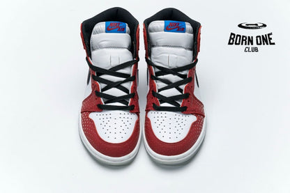 Air Jordan 1 Retro High Spider-Man Origin Story 555088-602