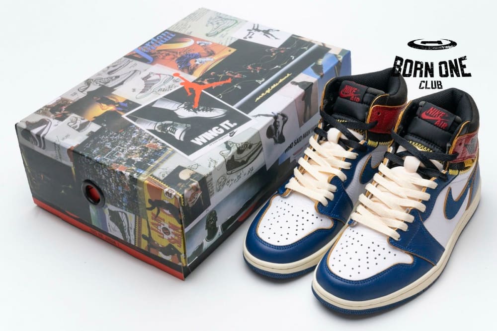 Air Jordan 1 Retro High Union Los Angeles Blue Toe BV1300-146