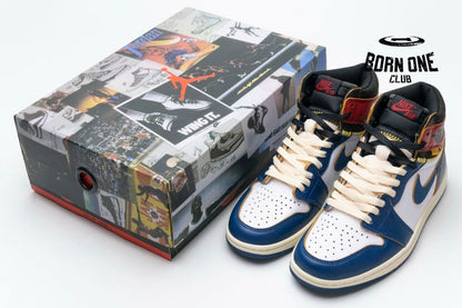 Air Jordan 1 Retro High Union Los Angeles Blue Toe BV1300-146