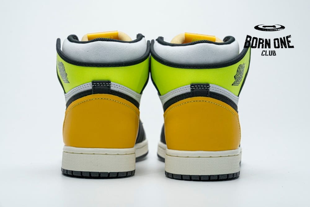 Air Jordan 1 Retro High White Black Volt University Gold 555088-118