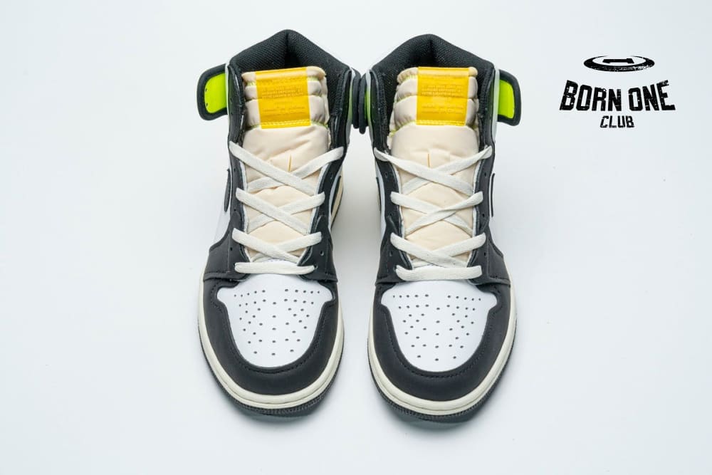 Air Jordan 1 Retro High White Black Volt University Gold 555088-118