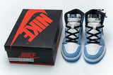 Air Jordan 1 Retro High White University Blue Black 555088-134