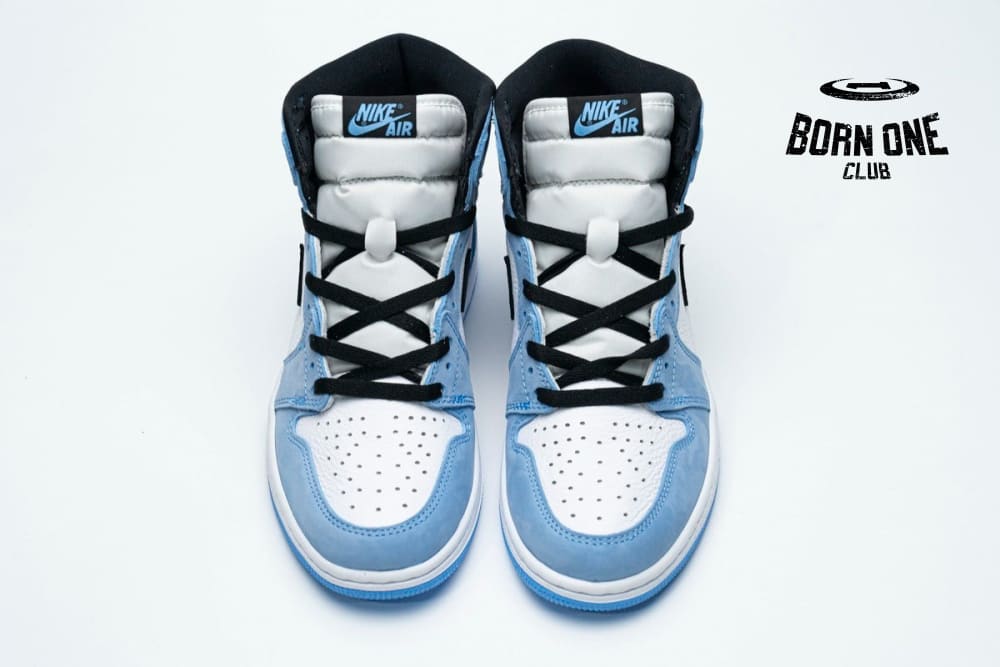 Air Jordan 1 Retro High White University Blue Black 555088-134