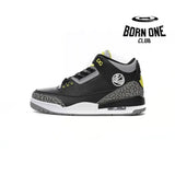 Air Jordan 3 Retro Pine Black Grey  H011-MNJDLS-5