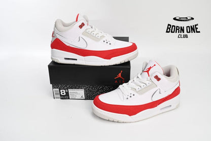 Air Jordan 3 Retro Tinker White University Red