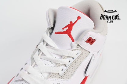 Air Jordan 3 Retro Tinker White University Red