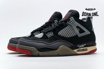 Air Jordan 4 Off-White Bred CV9388-001