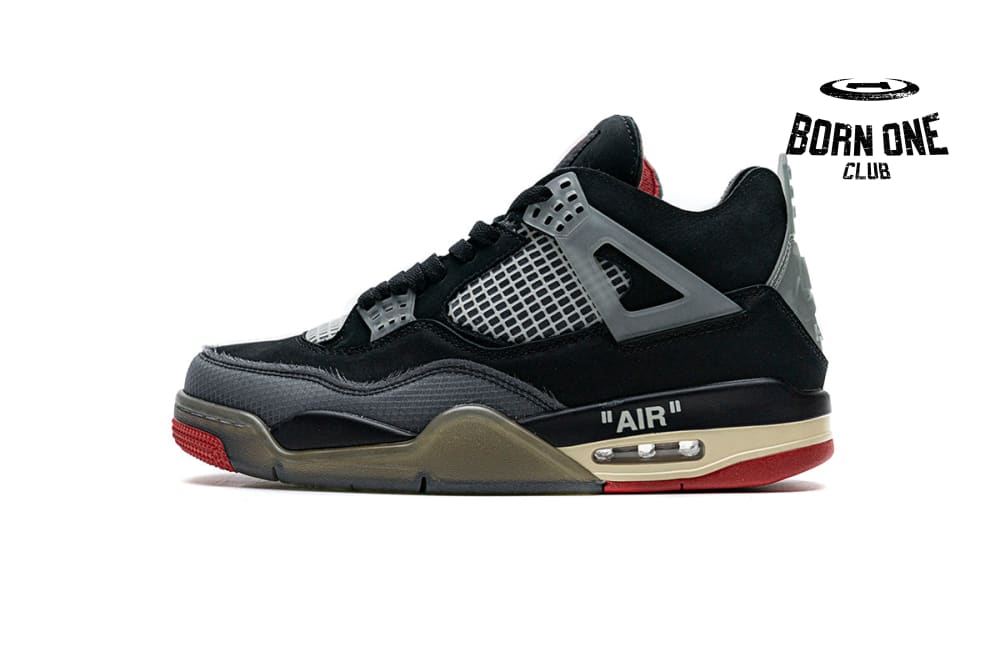 Air Jordan 4 Off-White Bred CV9388-001