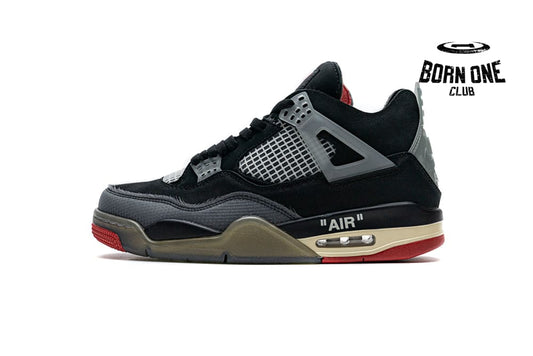 Air Jordan 4 Off-White Bred CV9388-001