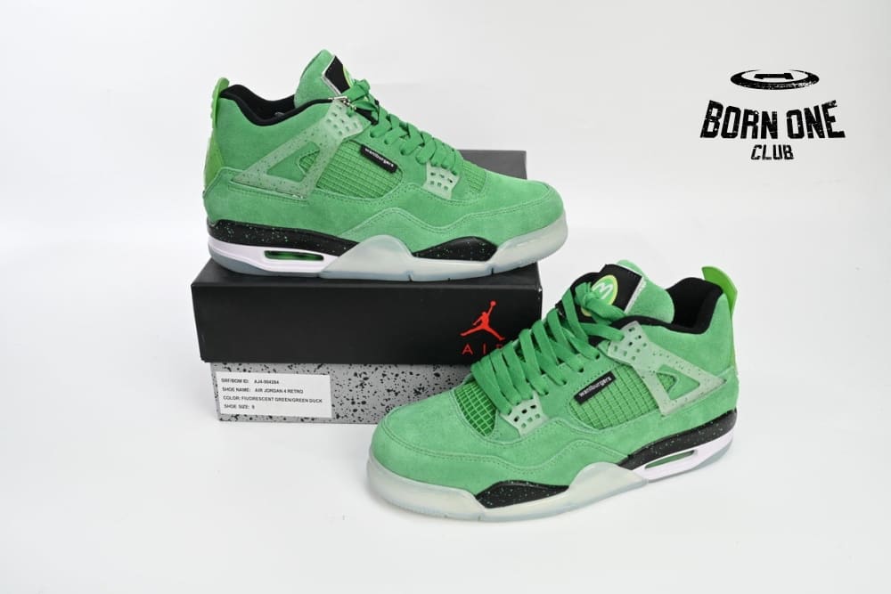 Air Jordan 4 Retro Emerald Green Black 904284