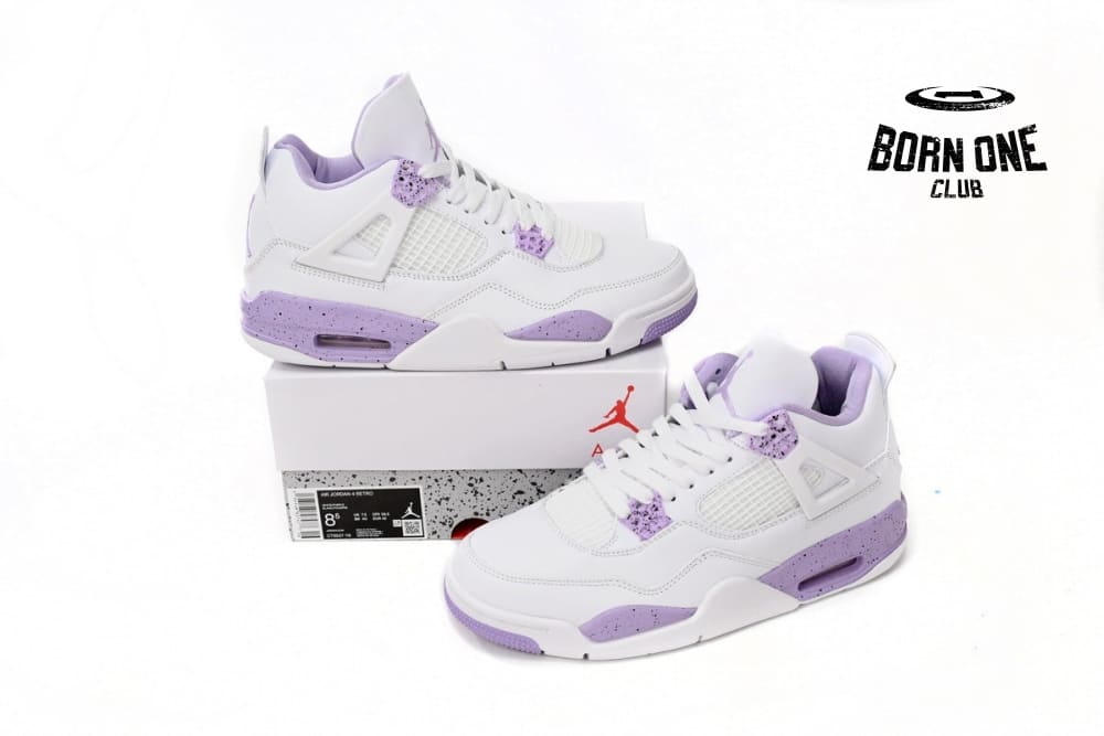 Air Jordan 4 White Purple Oreo CT8527-115