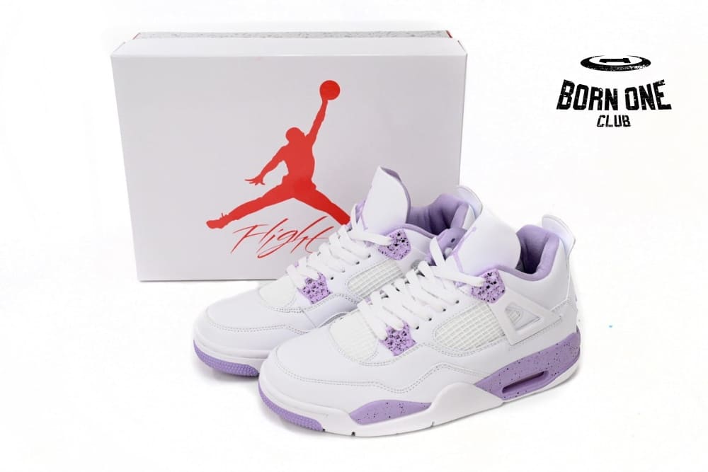 Air Jordan 4 White Purple Oreo CT8527-115