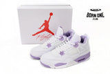 Air Jordan 4 White Purple Oreo CT8527-115