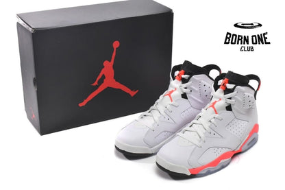 Air Jordan 6 Retro Infrared White 384664-123