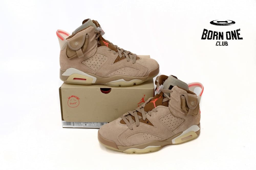 Air Jordan 6 Retro Travis Scott x British Khaki DH0690-200